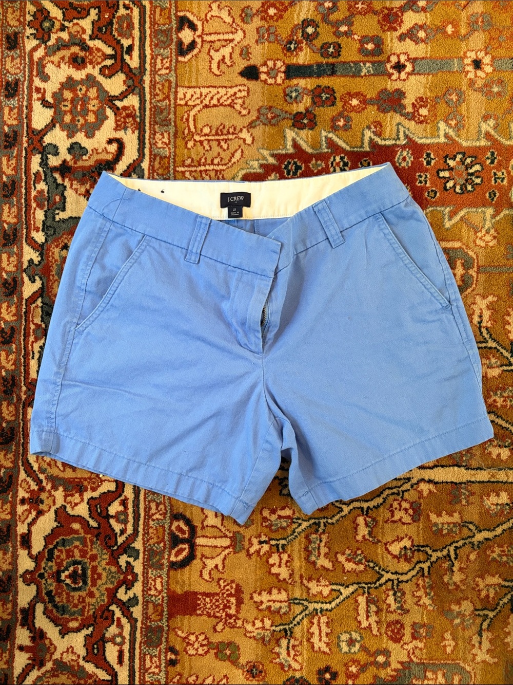 J. Crew Sky Blue Women's Chino Shorts - Size 2